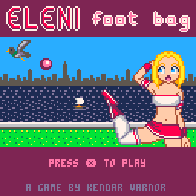 Ecran titre d'Eleni Foot Bag.