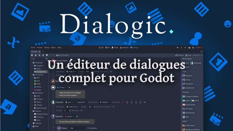Dialogic, module de dialogue pour Godot