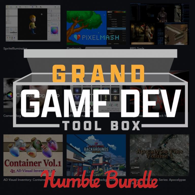 Grand Gamedev tool box Humble Bundle
